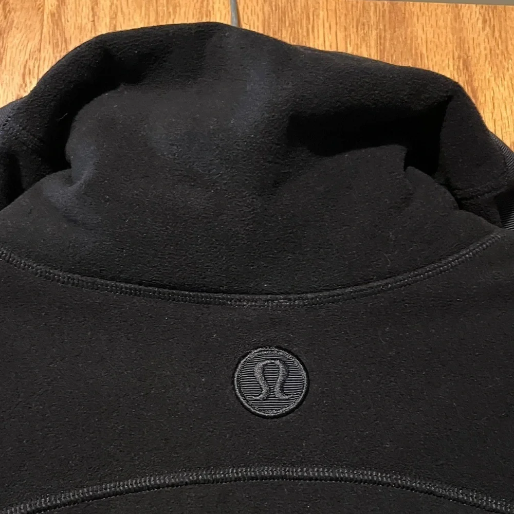 lululemon athletica Post Chaturanga Black Half-Zip Hoodie